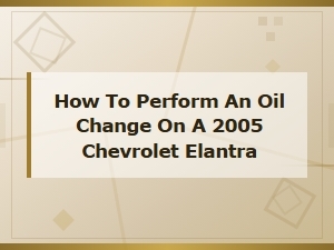 Recommended Oil Type for a 2005 Hyundai Elantra Oil Change Guide